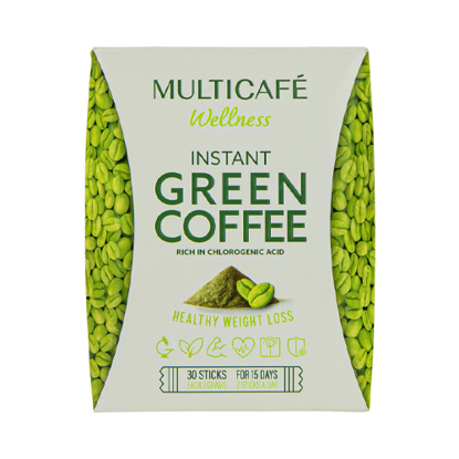 تصویر از قهوه سبز فوری مولتی کافه تندرستی - 2 گرم بسته 30 عددی