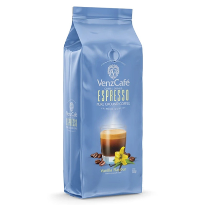 تصویر از پودر قهوه اسپرسو با طعم وانیل ونزکافه - 250 گرم